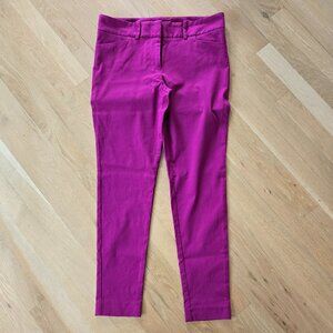 The Limited Fuchsia Skinny Ankle Pants Size 4